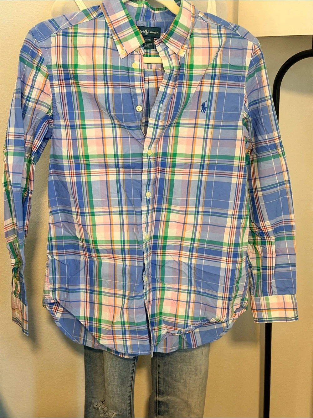 Ralph Lauren Boys 3 Shirt Bundle Size L (14-16) Button Down Dress Shirts Preppy